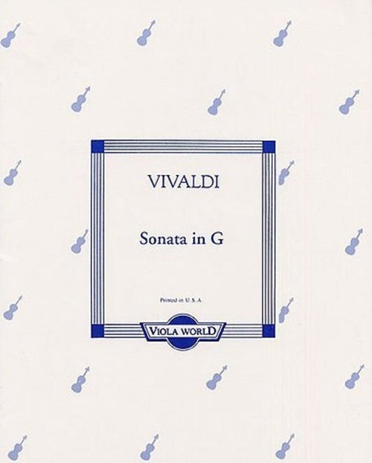 Vivaldi - Sonata G Rv10 Viola/Piano (Softcover Book)