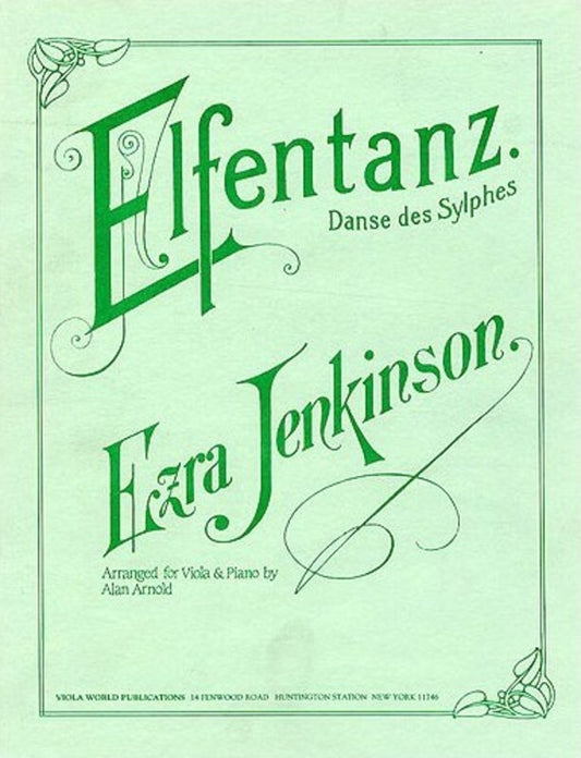 Jenkinson - Elfentanz Viola/Piano (Softcover Book)