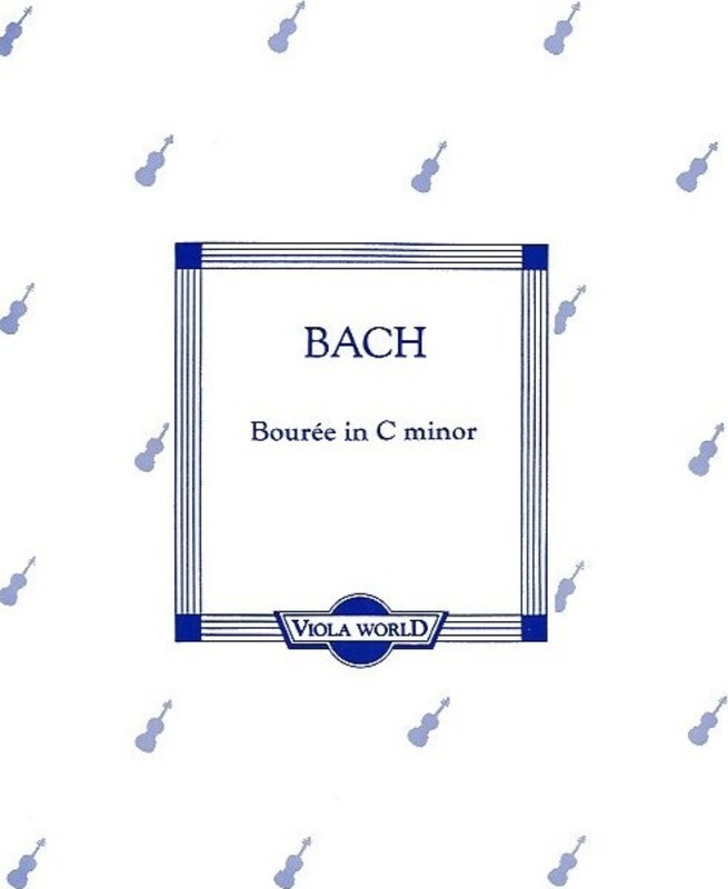 Bach - Bourree C Minor Viola/Piano (Softcover Book)
