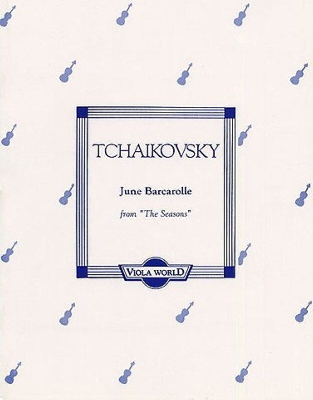 Tchaikovsky - June Barcarolle Viola/Piano (Softcover Book)