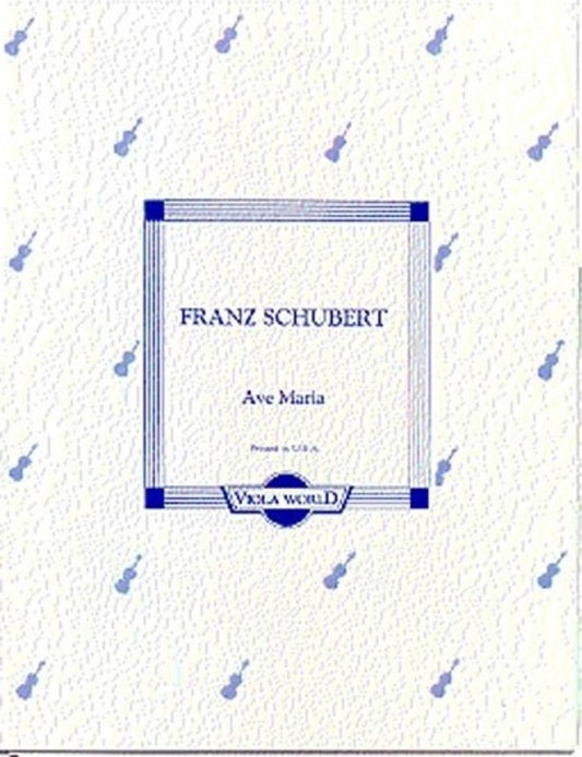 Schubert - Ave Maria Viola/Piano (Softcover Book)