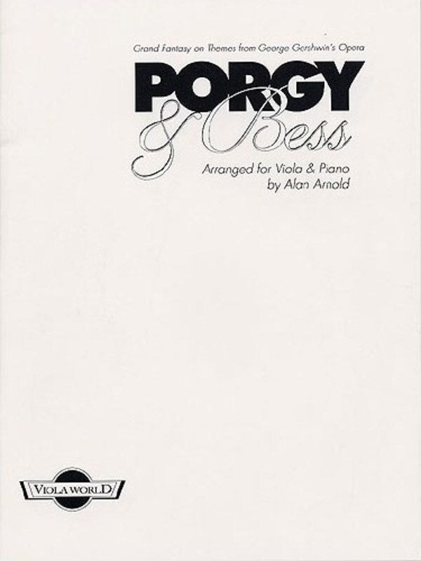 Gershwin - Grand Fantasy Porgy and Bess Viola/Piano (Softcover Book)