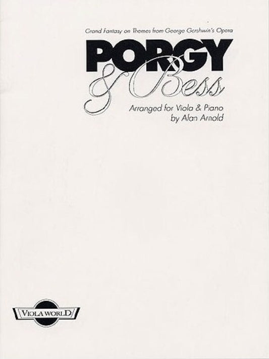 Gershwin - Grand Fantasy Porgy and Bess Viola/Piano (Softcover Book)
