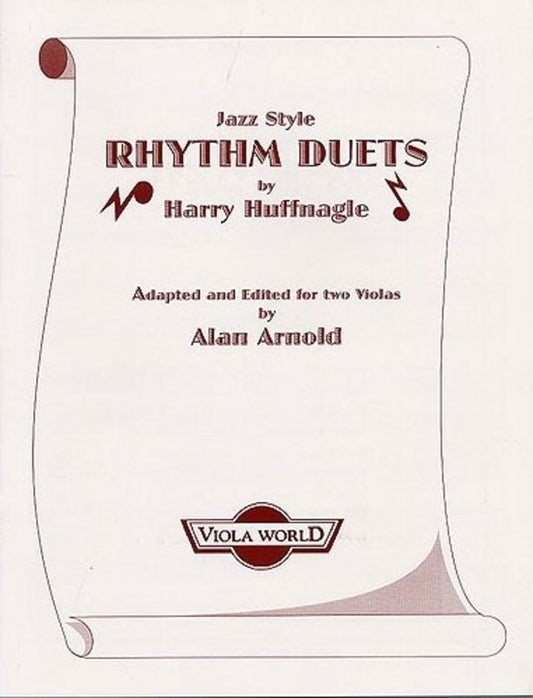 Huffnagle - Jazz Style Rhythm Duets For 2 Violas (Softcover Book)