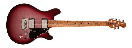 Ernie Ball Music Man Valentine Trem Maroon Burst Sparkle