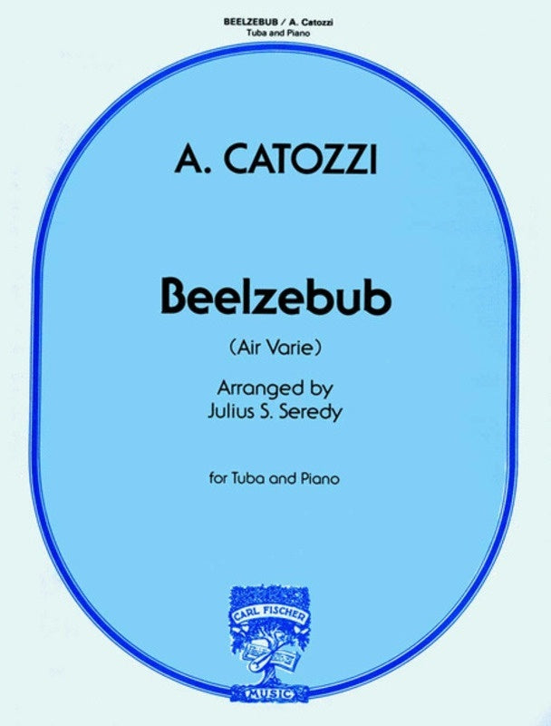 Catozzi - Beelzebub For Tuba/Piano (Softcover Book)