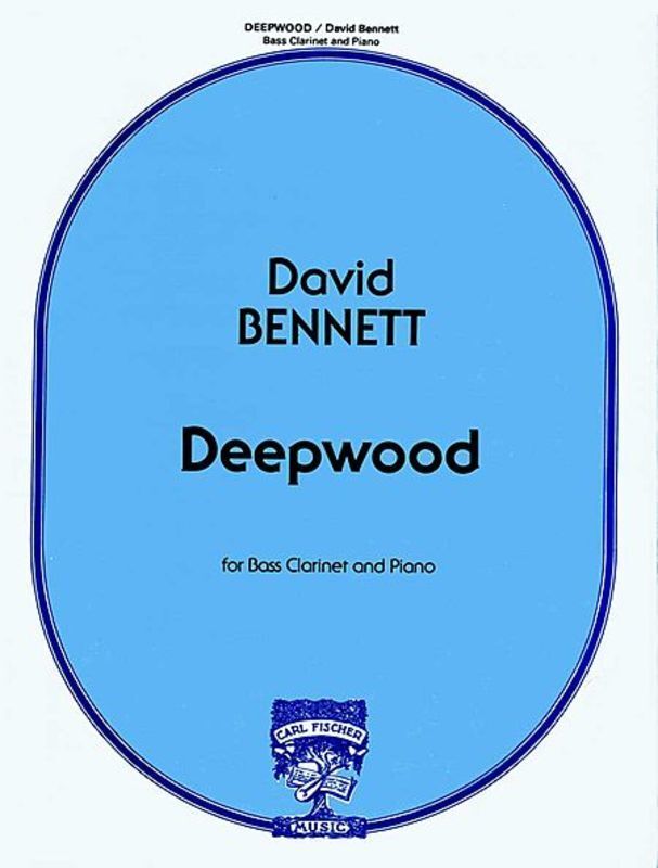 Deepwood Bass clarinet Piano (Softcover Book)