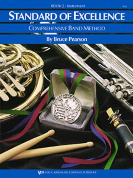 Standard of Excellence Book 2 Tenor Saxophone by Bruce Pearson, 48 Pages, Kjos Music Company