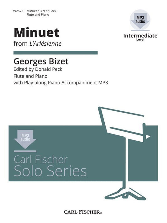 Bizet - Minuet From Larlesienne Flute/Piano Book/Online Audio (Softcover Book/Online Audio)