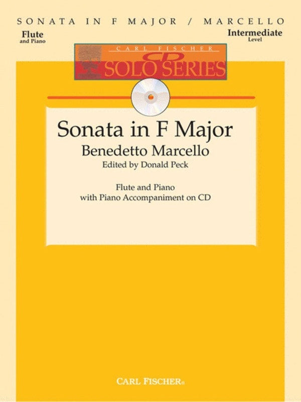Flute Sonata In F Flute And Piano Book/CD