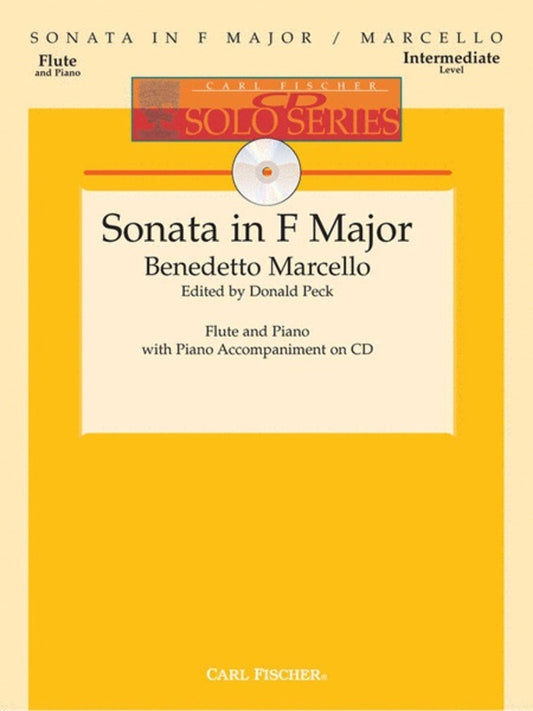 Flute Sonata In F Flute And Piano Book/CD