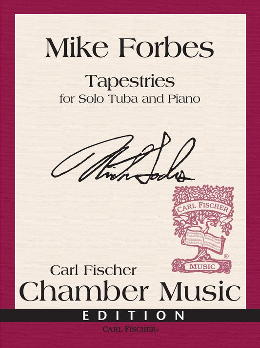 Tapestries for Solo Tuba and Piano - Forbes - Carl Fischer W2653 Sheet Music