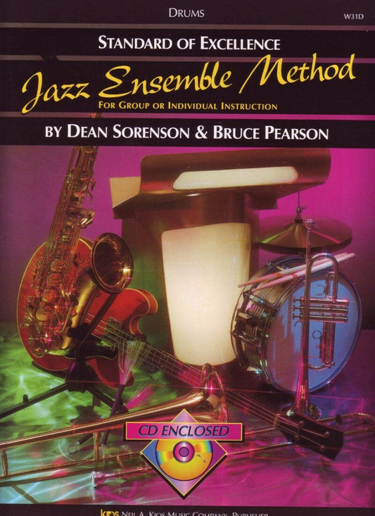 SOE Jazz Ensemble Method for Drums BK/CD by Bruce Pearson & Dean Sorenson