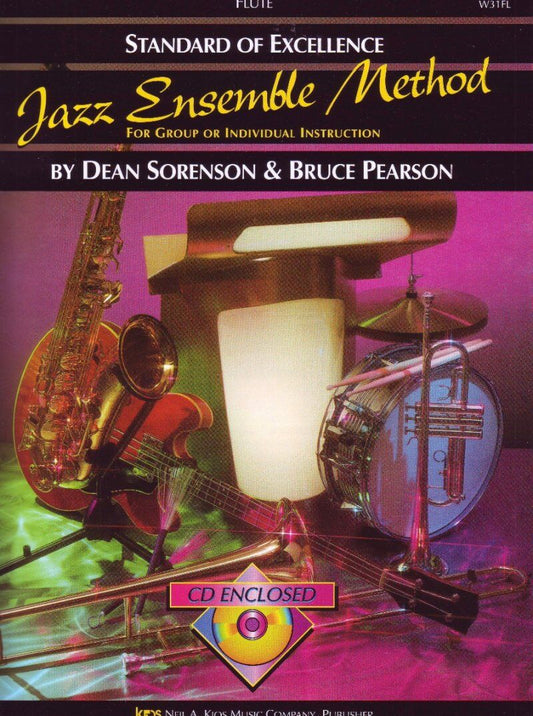 SOE Jazz Ensemble Method for Flute with CD by Bruce Pearson & Dean Sorenson