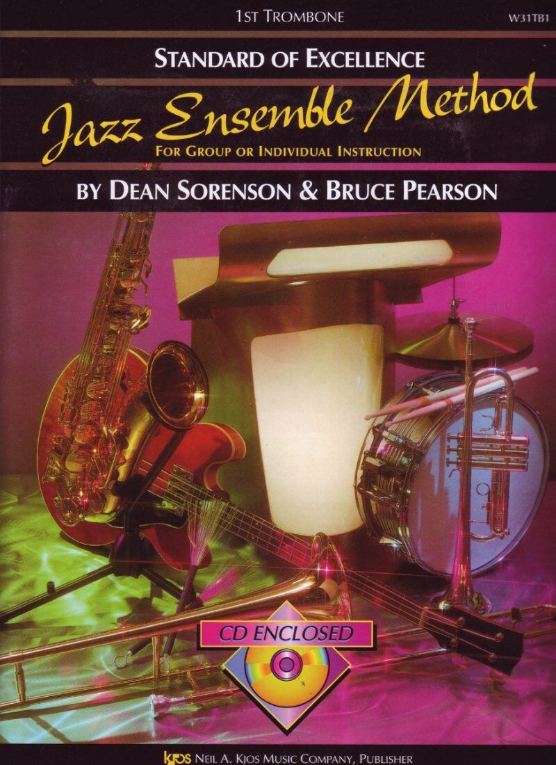 SOE Jazz Ensemble Method 1st Trombone Book by Bruce Pearson and Dean Sorenson