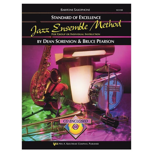 SOE Jazz Ensemble Method Baritone Saxophone Book with CD