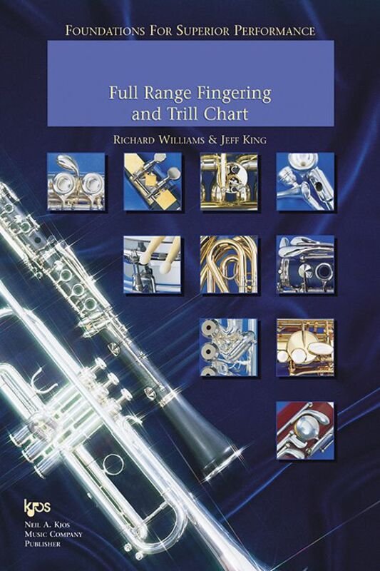 Full Range Fingering Chart Euphonium Tc Non Compensating (Neil A. Kjos Music Company)