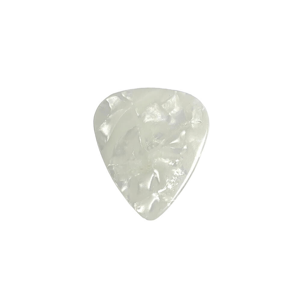 GT Thin Nylon Guitar Picks Pearloid White 0.50mm - 12 Pack