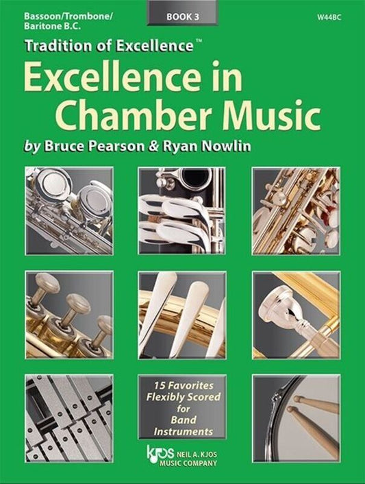 Excellence in Chamber Music Book 3 - Bassoon/Trombone/Bari BC