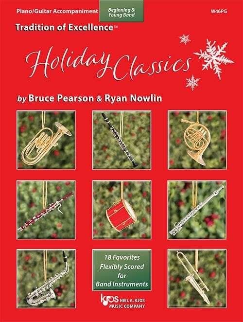 TOE: Holiday Classics Piano/Guitar Accompaniment by Bruce Pearson & Ryan Nowlin, 52 Pages, Neil A. Kjos Music Company