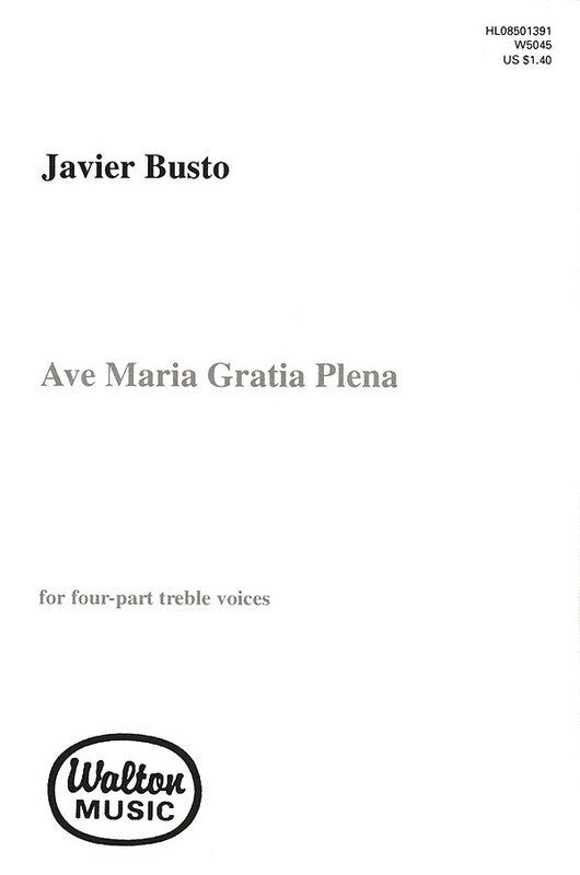 Ave Maria Gratia Plena SSAA (Octavo)