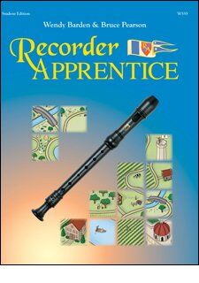 Recorder Apprentice Student Book by Neil A. Kjos Music Company, 16 Pages, Woodwind Instrument
