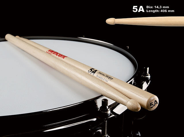 Wincent USA 5A Hickory Wood Tip Drum Sticks with UWP Protection