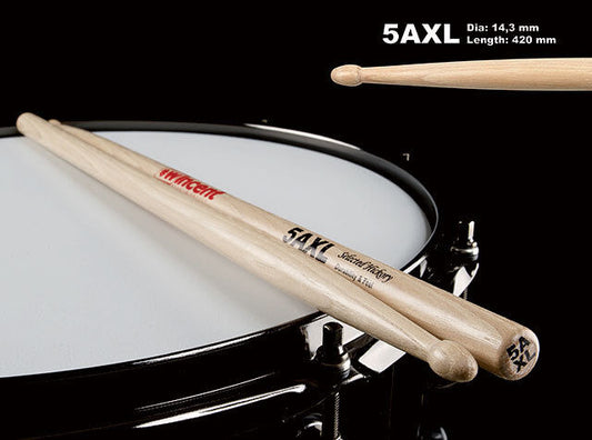Wincent USA Hickory 5AXL Wood Tip Drum Sticks with UWP Protection