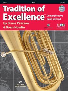 Tradition of Excellence Book 1 Eb Tuba by Bruce Pearson and Ryan Nowlin, 56 Pages, Neil A. Kjos Music Company