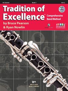 Tradition of Excellence Book 1 Bb Clarinet by Bruce Pearson & Ryan Nowlin, 48 pages, Neil A. Kjos Music Company