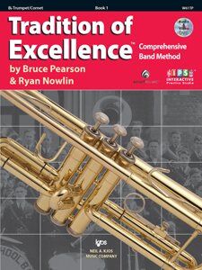 Tradition of Excellence Book 1 Trumpet by Bruce Pearson & Ryan Nowlin, 48 Pages, Kjos Music Company