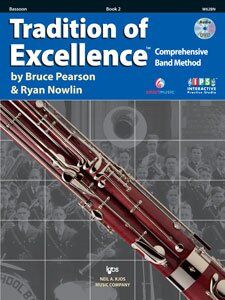 Tradition of Excellence Book 2 for Bassoon with DVD by Bruce Pearson and Ryan Nowlin