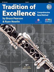 Tradition of Excellence Book 2 Bb Clarinet with DVD by Bruce Pearson and Ryan Nowlin