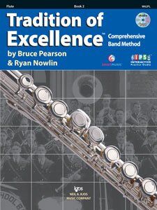 Tradition of Excellence Book 2 for Flute with DVD by Bruce Pearson and Ryan Nowlin