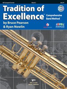 Tradition of Excellence Book 2 Trumpet BK/DVD by Bruce Pearson & Ryan Nowlin
