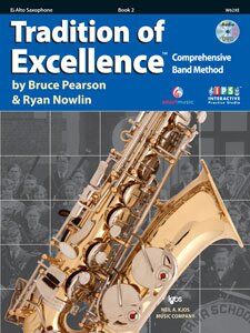 Tradition of Excellence Book 2 for Alto Saxophone with DVD