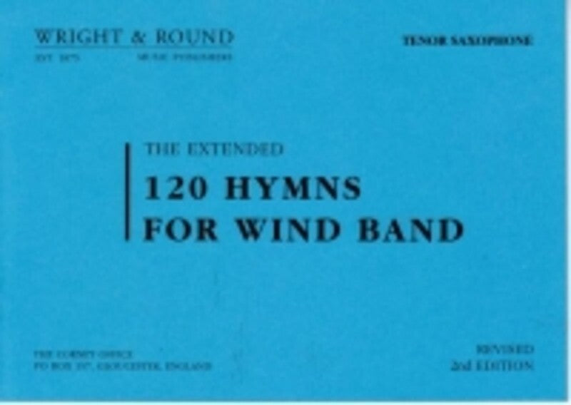 Hymns For Wind Band 120 Tenor Sax