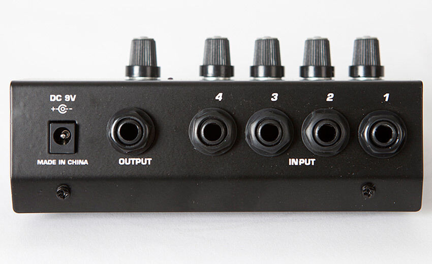 Leem 4-Channel Analog Micro Line Mixer, 9V Battery Powered, Compact Design, Volume Control for Each Channel, Frequency Response 20Hz-20kHz — view 2