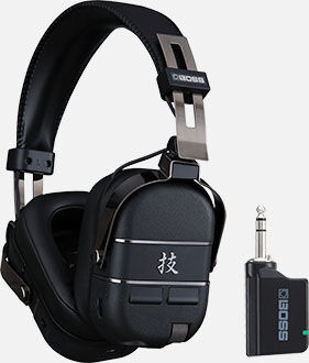 BOSS WAZA-AIR BASS Wireless Personal Bass System - Immersive 3D Sound Experience for Bass Guitarists