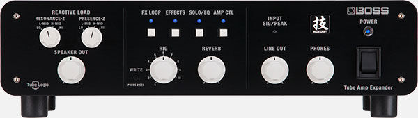 BOSS WAZA-TAE Tube Amp Expander - Versatile Reactive Load Box & Speaker Simulator for Stage and Studio