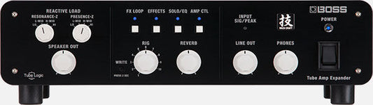 BOSS WAZA-TAE Tube Amp Expander - Versatile Reactive Load Box & Speaker Simulator for Stage and Studio
