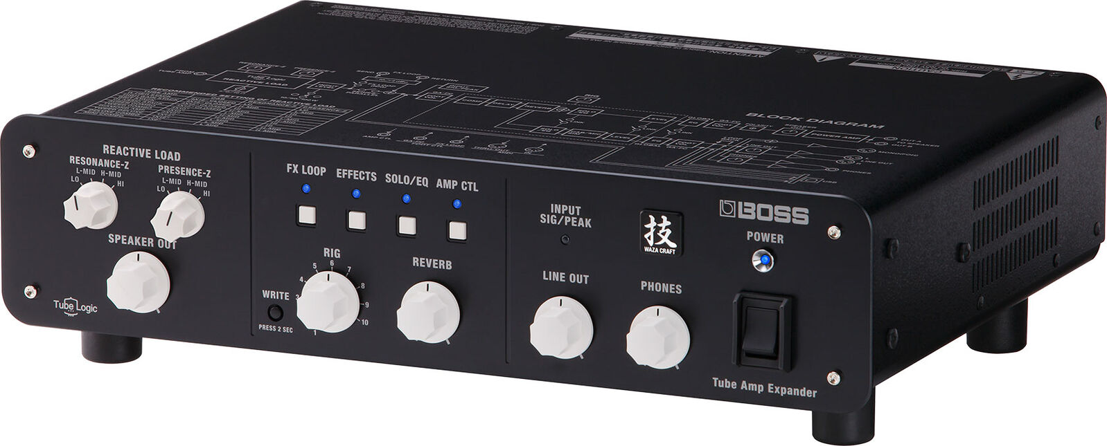 BOSS WAZA-TAE Tube Amp Expander - Versatile Reactive Load Box & Speaker Simulator for Stage and Studio — view 3