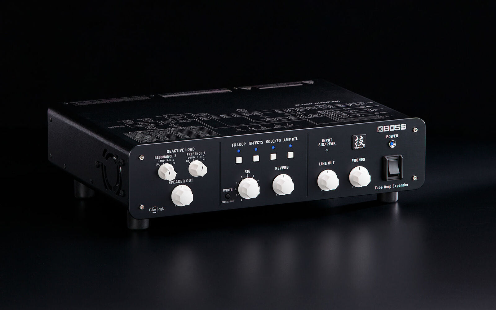 BOSS WAZA-TAE Tube Amp Expander - Versatile Reactive Load Box & Speaker Simulator for Stage and Studio — view 6