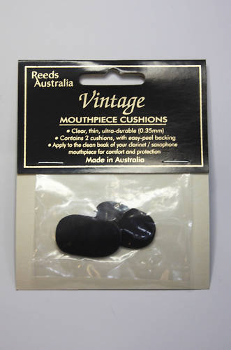 Vintage Mouthpiece Cushions Protectors Black (2pk) *New* Clarinet, Saxophone