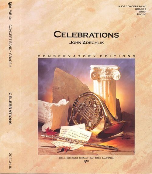 Celebrations for Band - Neil A. Kjos Music Company, 115 Pages, Commemorative Work for Medalist Band's 20th Anniversary
