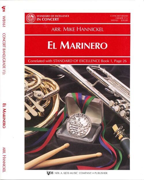 El Marinero - Band Ensemble by Neil A. Kjos Music Company, 1 page