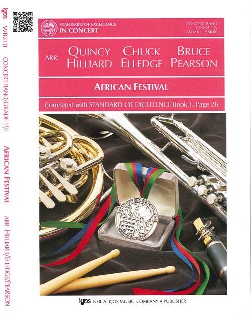 African Festival for Band - 90 Pages, Publisher: Neil A. Kjos Music Company