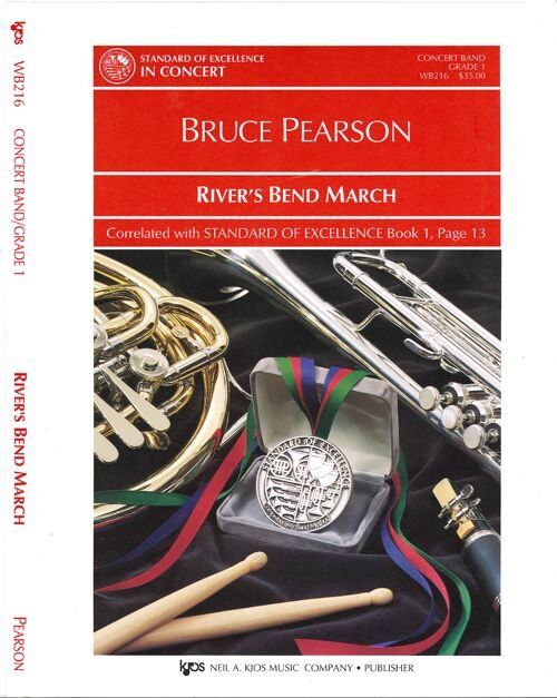 River's Bend March for Band - First Year Ensembles by Neil A. Kjos Music Company