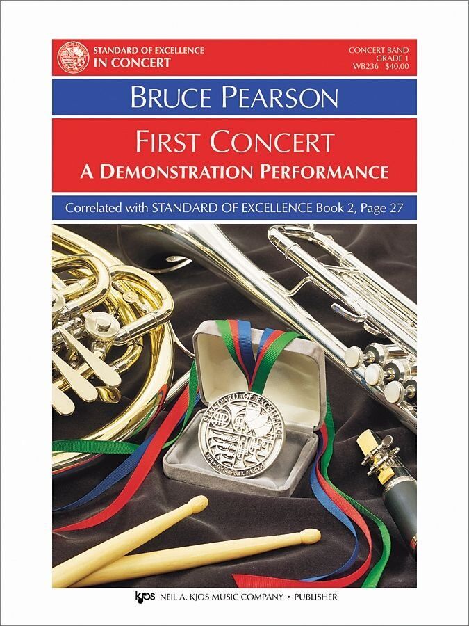 First Concert: A Demonstration Performance by Bruce Pearson for Band Programs