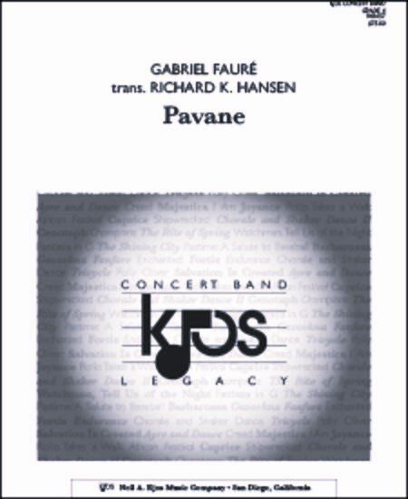 Pavane Full Score by Gabriel Faure Arranged by Richard Hansen 24 Pages